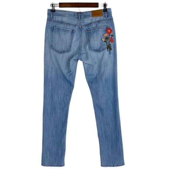 ei8ht dreams Slim Boyfriend Floral Jeans 25 EUC - Picture 3 of 12